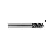 G9D77/G9D69 Series  Carbide, 4&5 Flute Multiple Helix Long Length Roughing Corner Radius Carbide 4G Mill End Mills Plain Shank - Big-tools Industrial Supply Tools for Metal Cutting